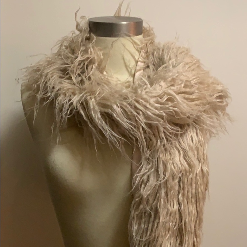 Faux fur scarf